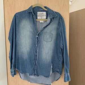 Frank & Eileen denim button down size xs